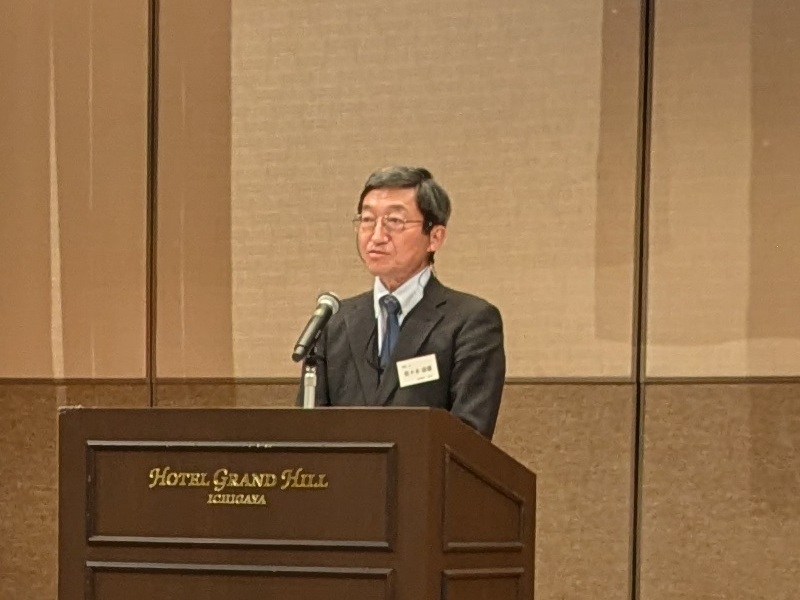 第10回秋田・美郷町ふるさと会の風景(会長挨拶)