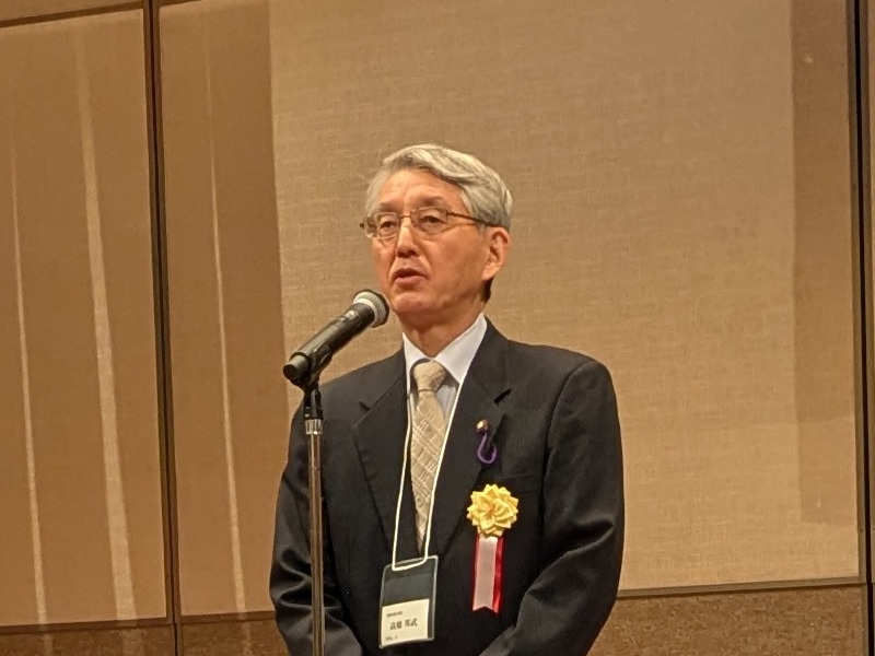 第10回秋田・美郷町ふるさと会の風景(来賓祝辞)